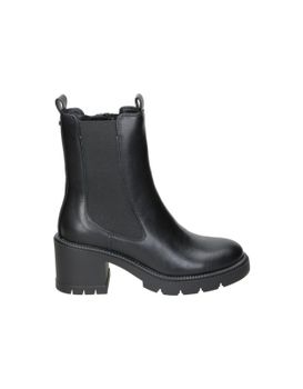 Botines De Tacón Mustang Praga Negros Para Mujer 36