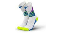 calcetines de running incylence ladders blanco verde