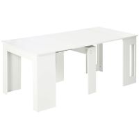 mesa extensible cocina 180x85x75 cm blanco