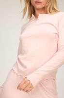 hunkemoller top pointelle rosa