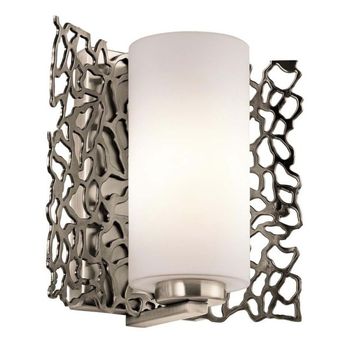 Aplique de pared silver coral