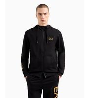 ea7 para hombre 7m000568af13512 sudadera logo series negro xxl casual algodon