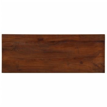 Tablero Mesa Rectangular Madera Maciza Reciclada 90x40x3,8 Cm Vidaxl