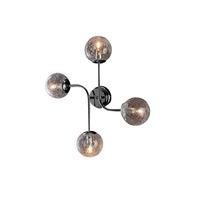 lampara de techo ikarus en hierro cromado pulido 4 luces l63 x 59 bl213-pl4-cr