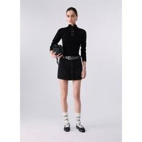 liu jo falda minifalda en boucle con cremallera para mujer