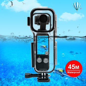 PULUZ para DJI Osmo Pocket 3 cubierta de buceo 45m carcasa impermeable subacuática funda de buceo
