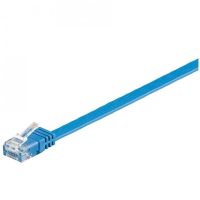goobay cable de red rj45 utp cat6 50cm azul