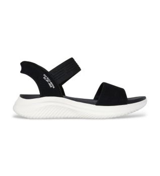 Skechers para mujer. 119804 Sandalias Slip-ins Ultra Flex 3.0 Summerville negro (39), 3 a 5cm, Ninguno, Casual