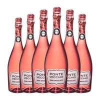 ponte vecchio espumoso rosado pink moscato 75 cl 9 vol pack de 6 unidades
