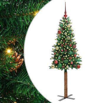 Árbol De Navidad Delgado Verde 150 Cm Vidaxl