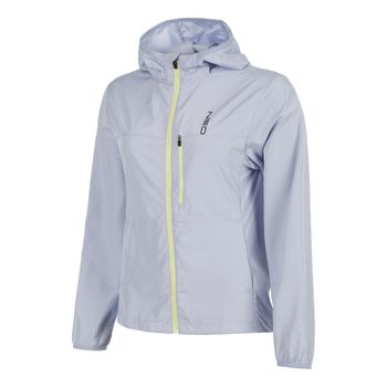 NEO Feel the Vybe Fly Chaqueta para correr Mujeres-azul-gris, lima
