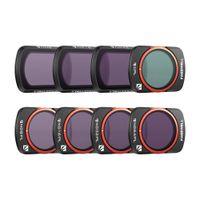 freewell - kit de 8 filtros para camara ndpl filtro nd cpl para dji osmo pocket 4  pocket 3 y xtra muse accesorios para lentes de camara