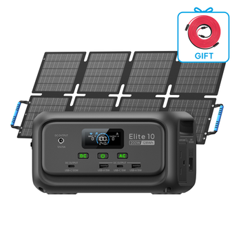 Bluetti Power Station Elite 10 128wh, 200w Ca, Panel Solar 60w Incluido (envío Separado), Camping