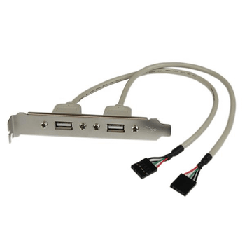 BRACKET 2 PUERTOS USB A 2.0 A