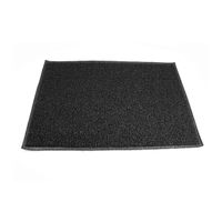 felpudo exterior 150 x 90 cm negro