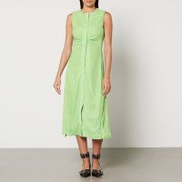 stine goya austyn recycled velour midi dress - xl