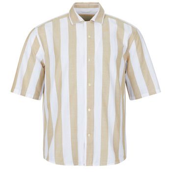 Only & Sons Camisa manga corta ONSTES RLX CTN SLUB STRIPE para hombre