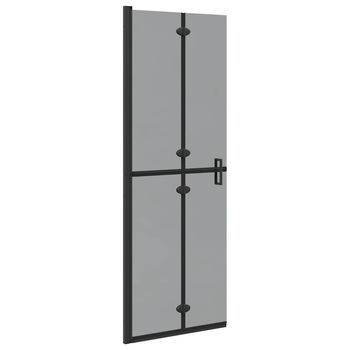 Panel De Ducha A Ras De Suelo Negro 70 X 6,5 X 190 Cm Vidaxl