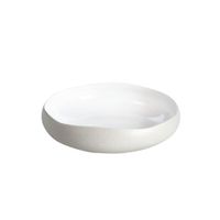 plato de sopa 20 cm juego de 6 gres natural blanco