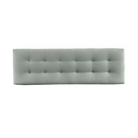 cabecero tapizado  hausbed  versalles 160x50x7  cama 160 ado microfibra aquaclean aguamarina