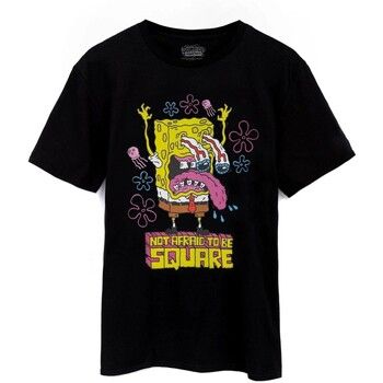 Spongebob Squarepants Camiseta Not Afraid to Be Square para hombre