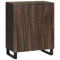 aparador nogal 60 x 335 x 75 cm madera de mango maciza vidaxl