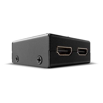 Conmutador de Vídeo Lindy 38336 HDMI 2.0 4K Ultra HD 18 Gbit/s Metal Negro