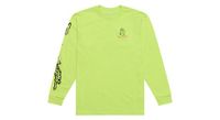 camiseta de manga larga amarilla peace out de troy lee designs