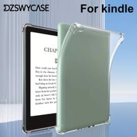 funda transparente para kindle paperwhite 6 5 4 3 2 1 para kindle 11a10a generacion contraportada de tpu funda suave de tpu ultradelgada