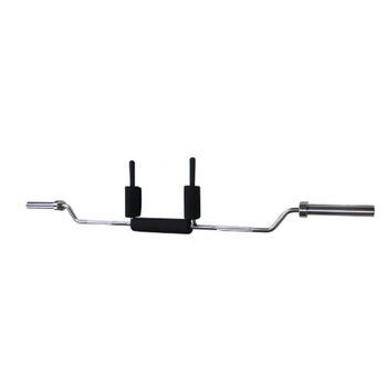 Barra Olímpica Squat Viok Sport 20 Kg - Acero 220 Cm Con Acolchado Y Manguitos De 50 Mm