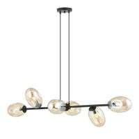 lampara colgante bimala ambar 6 luces
