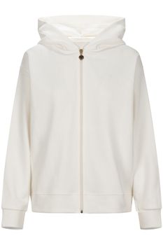 sudadera con capucha y cremallera con logo off white s