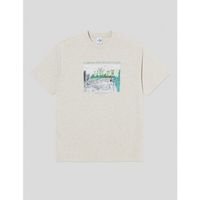 polar skate co camiseta camiseta mindfulness tee ivory grey melagne para hombre