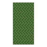 alfombra vinilica verde 300x200cm mosaico ladrillos