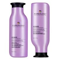 pureology hydrate shampoo and conditioner moisturising bundle for dry hair sulphate free for a gentle cleanse