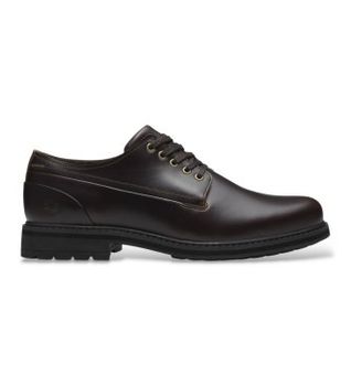 Timberland para hombre. TB0A5TKTW011 Zapatos de piel Stormbucks marrón (41), Plano, Cordones, Casual, Clásico