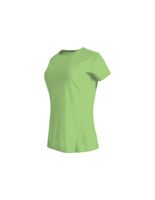 camiseta de fitness joluvi runplex mujer verde