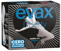 evax liberty noche compresas con alas 9 uds
