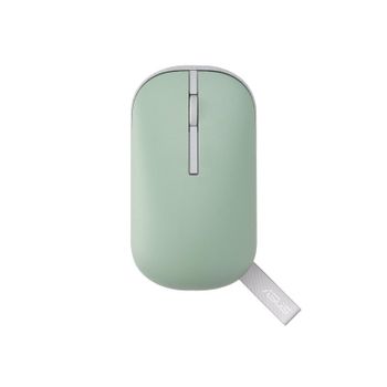 Ratón ASUS Marshmallow MD100 Ambidiestro Óptico 1600 DPI RF Wireless Bluetooth Verde