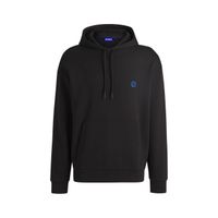 hugo blue sudadera con capucha en felpa 50522381-002