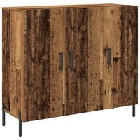 aparador madera vieja 90 x 34 x 80 cm madera de ingenieria vidaxl