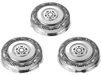 Accesorio afeitadora - Philips SH71/50, 3 Cabezales, Para afeitadoras Shaver Series 7000/ 5000, Plata