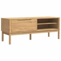 banco de pasillo floro marron cera 115 x 40 x 45 cm vidaxl