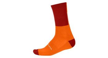 Calcetines endura merino naranja   rojo