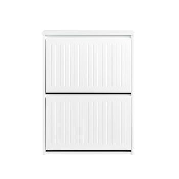 Zapatero con 2 puertas blanco