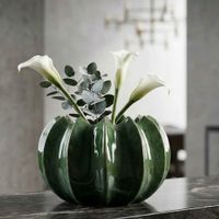 jarron de ceramica verde cm o 22x135