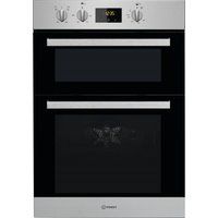 indesit idd 6340 ix electric double oven - stainless steel stainless steel