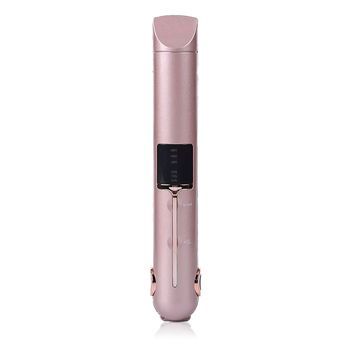 Dam Plancha De Pelo Inalámbrica 2 En 1, Rizado Y Alisado. Con 3 Niveles De Potencia Y Pantalla Led Con Indicador De Carga. 21x3x4 Cm. Color: Rosa