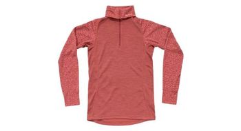 Maillot devold duo active merino 205 rojo  mujer
