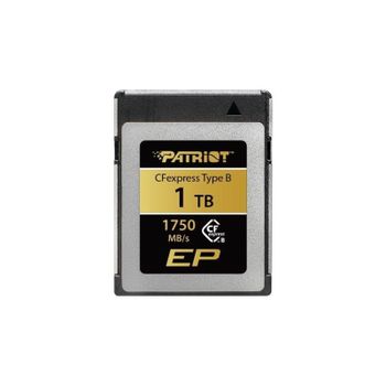 Disco Duro Patriot Ep Cfexpress 1 TB CFexpress PCIe Gen3 x2 1750 MB/s Protección Escritura